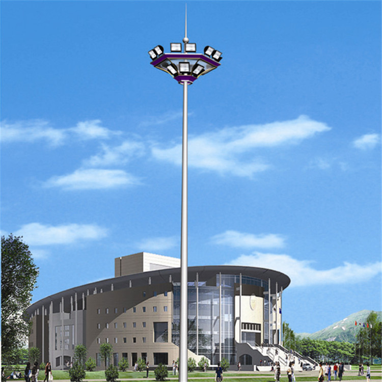 Factory square high mast light, outdoor street lamp pole, stadium 20-meter lifting high mast light, pier LED street lamp Specification drawing