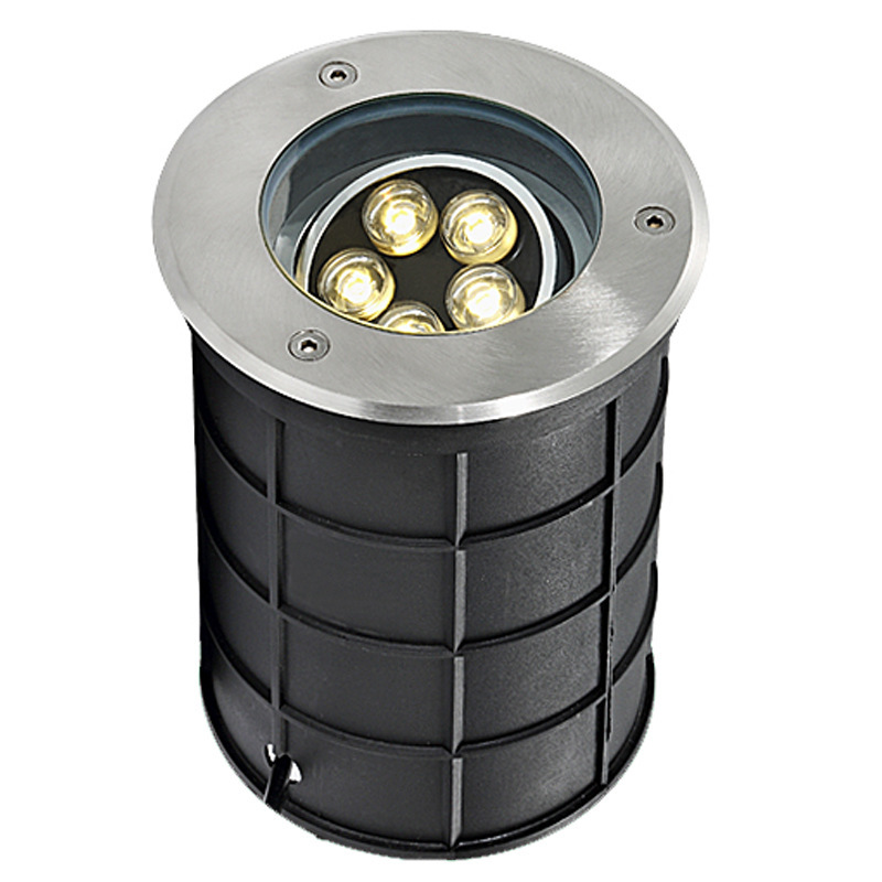 led outdoor waterproof embedded ground lights, garden courtyard lawn lights, high-power adjustable buried spotlights Item Picture