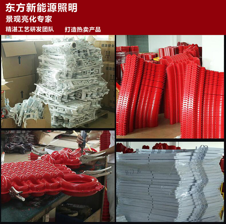 led Chinese knot light, led Chinese knot landscape light manufacturer, outdoor waterproof Chinese Dream light, string light, net light Application Scenario