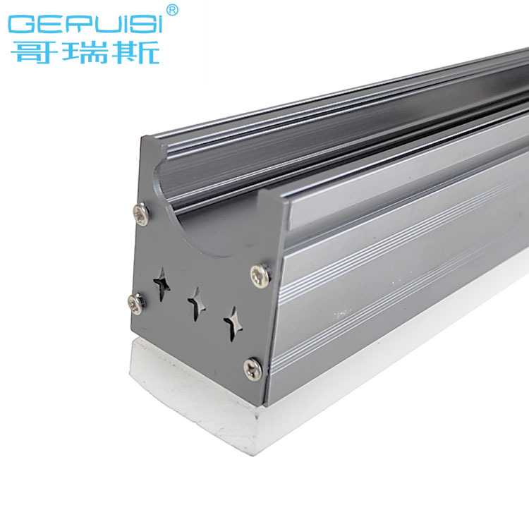 Factory direct sales of full-color DMX512 outdoor IP65 waterproof guardrail tube strip profile lamps details Picture