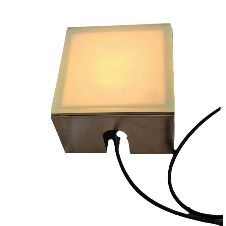 LED floor tile lights, park square and shopping mall lighting fixtures, stainless steel fixtures, buried lights, ground lamps, step lights Item Picture