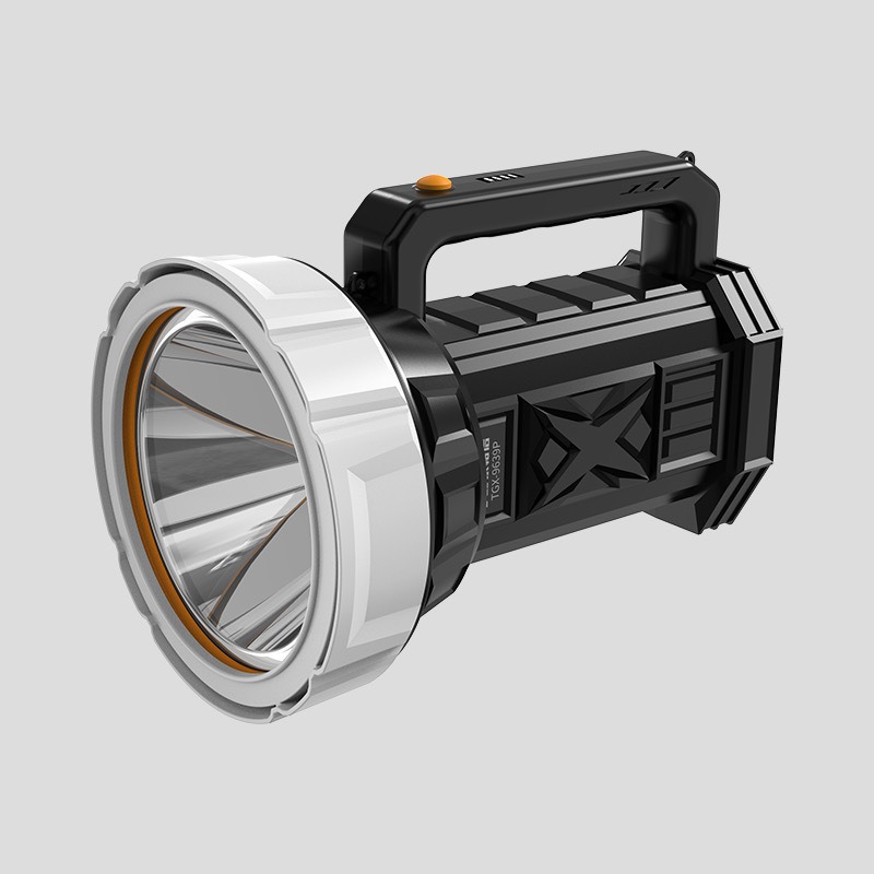 Tegxin 9629P high-intensity searchlight, ultra-bright long-range shooter, led ultra-bright, long-lasting, rescue patrol, flood control Specification drawing