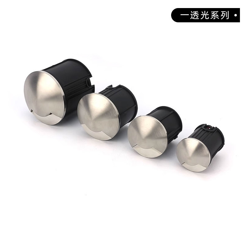 Stainless steel light-transmitting ground lamps, outdoor waterproof embedded side-emitting ground lamps, side-emitting walkway lamps, turtle-back lamps details Picture