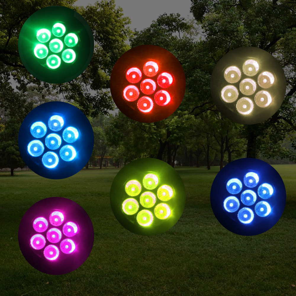 New outdoor solar courtyard lawn lights, garden lighting wall lights, park ground plug-in landscape floodlights details Picture