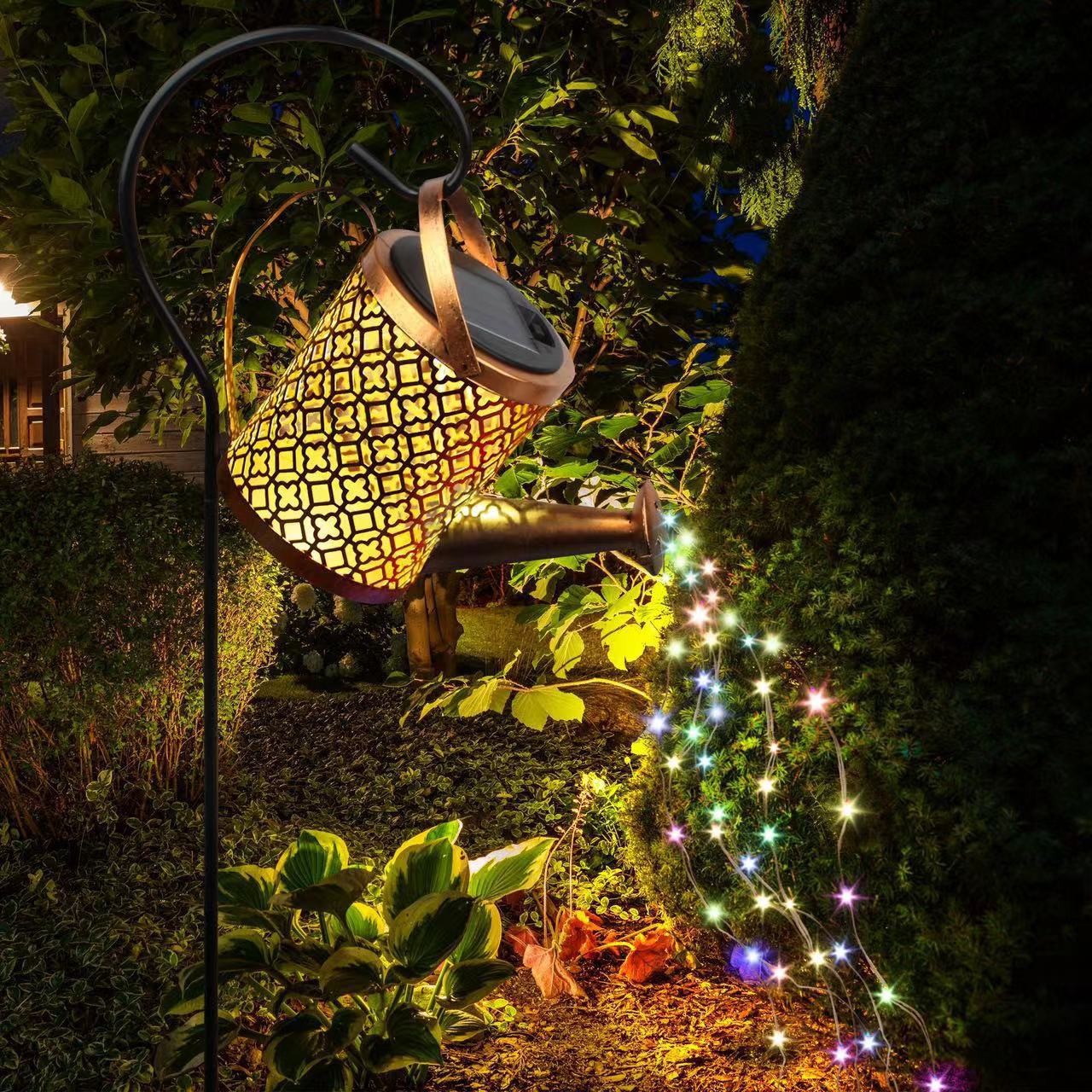 temu's new fairy ground-mounted solar water bottle light, flowing water flashing, small water bottle, lawn light for decorative lighting Specification drawing