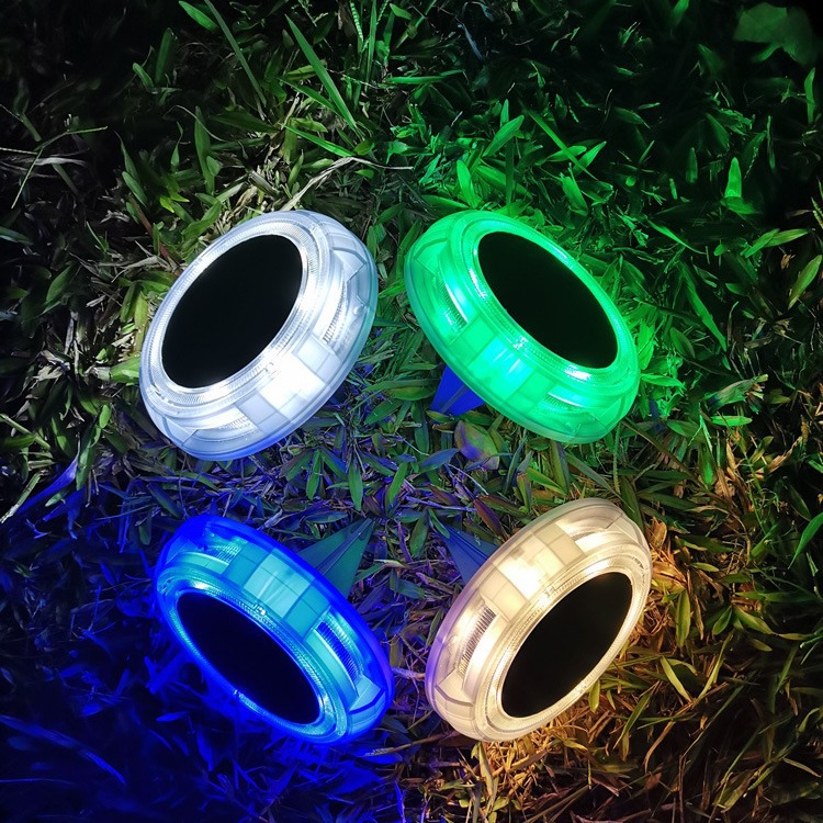 New solar-powered ground lamps, outdoor courtyard and lawn lighting fixtures, garden landscape courtyard lamps, park ground plug-in lamps Application Scenario