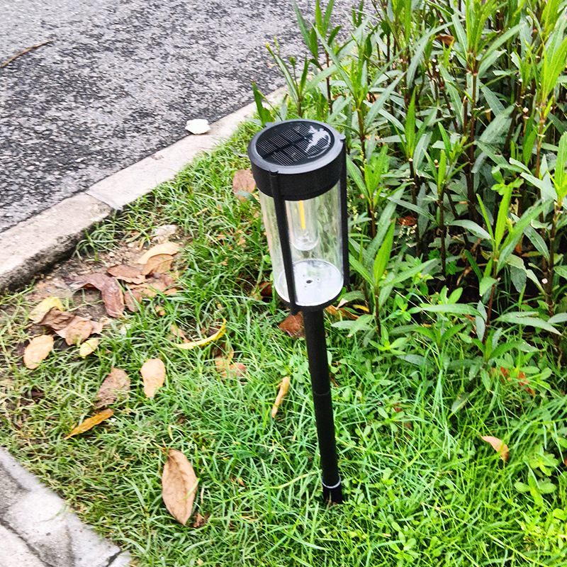 Lawn light cross-border new Chinese-style landscape light, ground plug, courtyard, outdoor waterproof, circular solar, circular tungsten filament Application Scenario