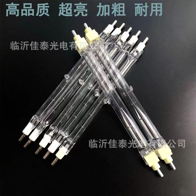 Iodine tungsten lamp tubes, ultra-bright solar lamp tubes, roast duck oven lamp tubes, lamp stands, construction site lamps, kilowatt lamp tubes, heating halogen tungsten lamp tubes Specification drawing
