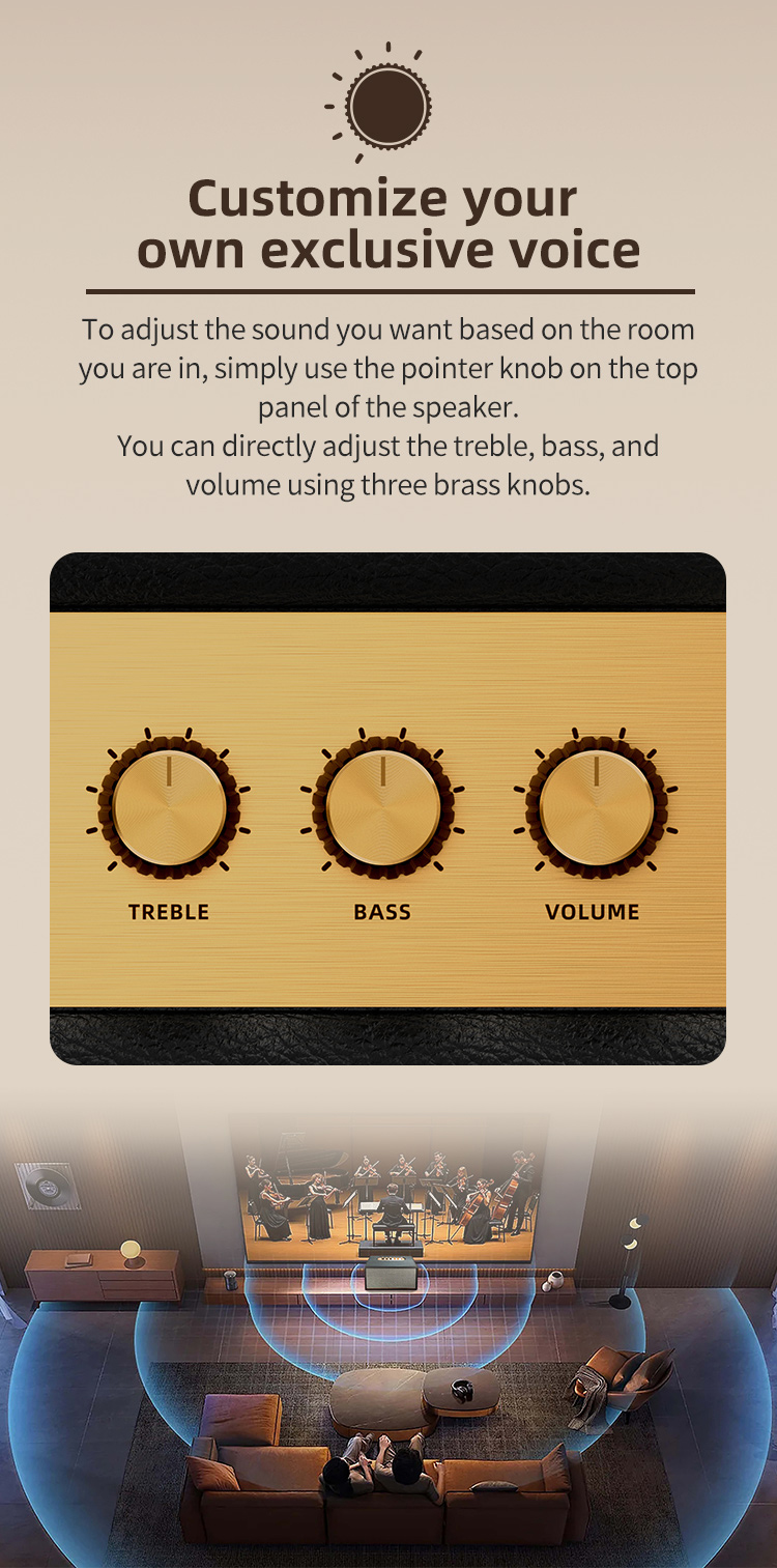 蓝牙音箱 Portable for Bluetooth 5.2 Stereo Speaker Parties Home详情4