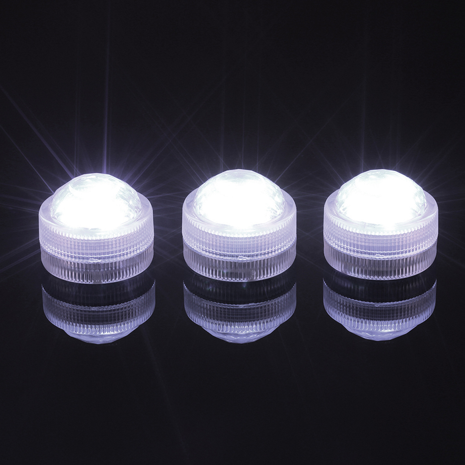 Waterproof luminous round candle lamp, LED small replaceable battery remote control seven-color diving light details Picture