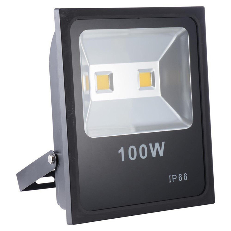 Rectangular led floodlight, outdoor waterproof 100W high-brightness floodlight, advertising rgb color tree light, green light Application Scenario