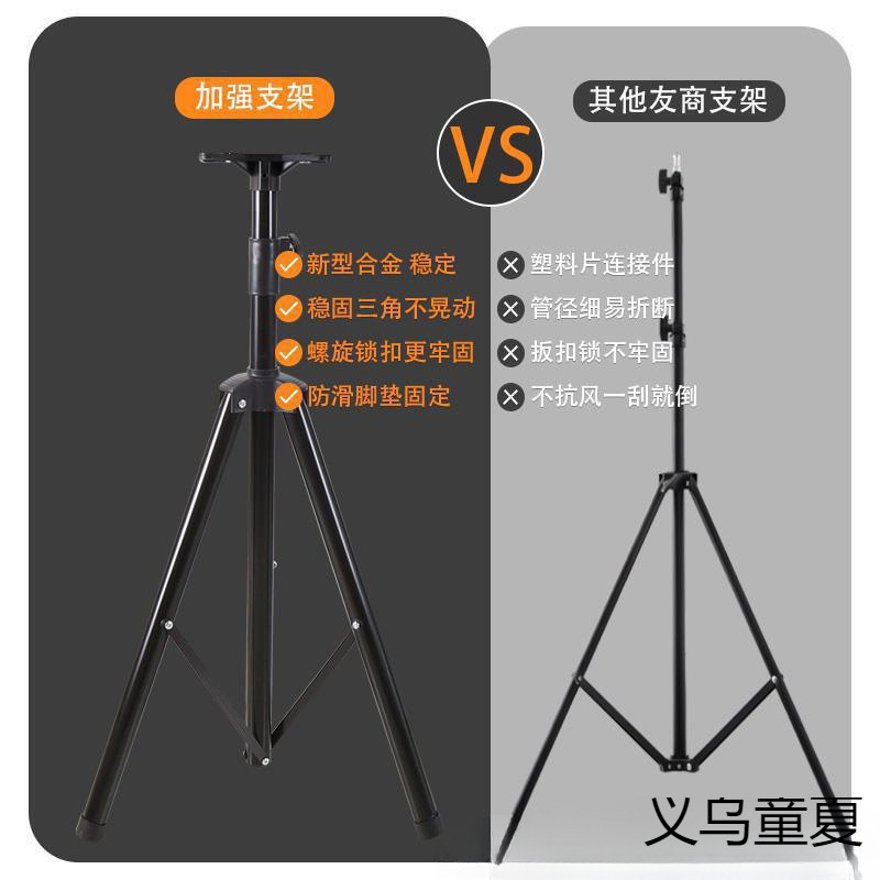 le Mobile work light, night construction light, stand, floor spotlight, outdoor tripod lighting, plug-in searchlight d details Picture