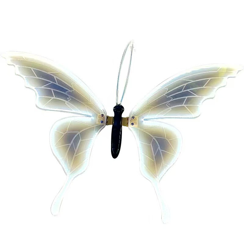 Luminous dynamic butterfly lights, outdoor simulated insect landscape lights, courtyard and campsite lighting dynamic butterfly lights, hanging tree lights Item Picture