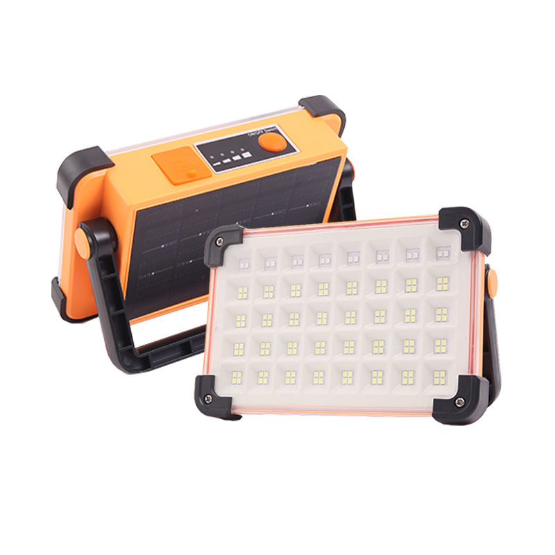 Cross-border solar-powered portable lamp, household outdoor garden lamp, multi-functional emergency lighting, camping night market wonder Item Picture
