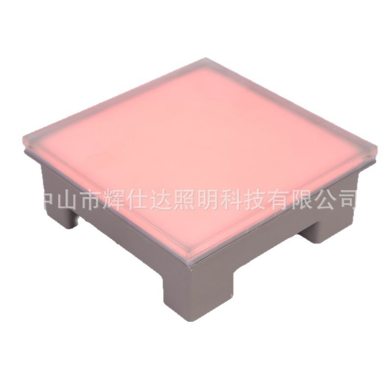 Factory wholesale stock L200*W200*H80MMLED square floor tile lights, square park luminous floor lights Item Picture