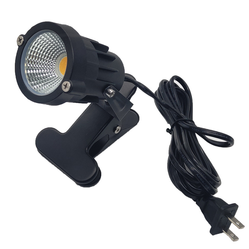 With clips, Japanese-style LED outdoor landscape spotlight, COB lawn insert lamp, courtyard garden flood lamp Item Picture