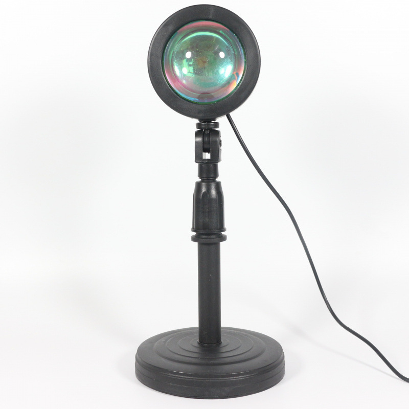 Cross-border Sunset light APP remote control: Never-setting rainbow projection light Live streaming RGB 16-color sunset light photography light Application Scenario