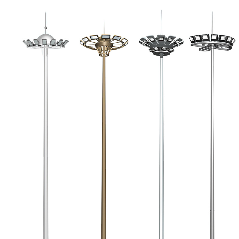 20-meter, 25-meter, 30-meter telescopic high-pole lamps for outdoor basketball and football fields, ultra-bright high-power road high-pole lamps Item Picture