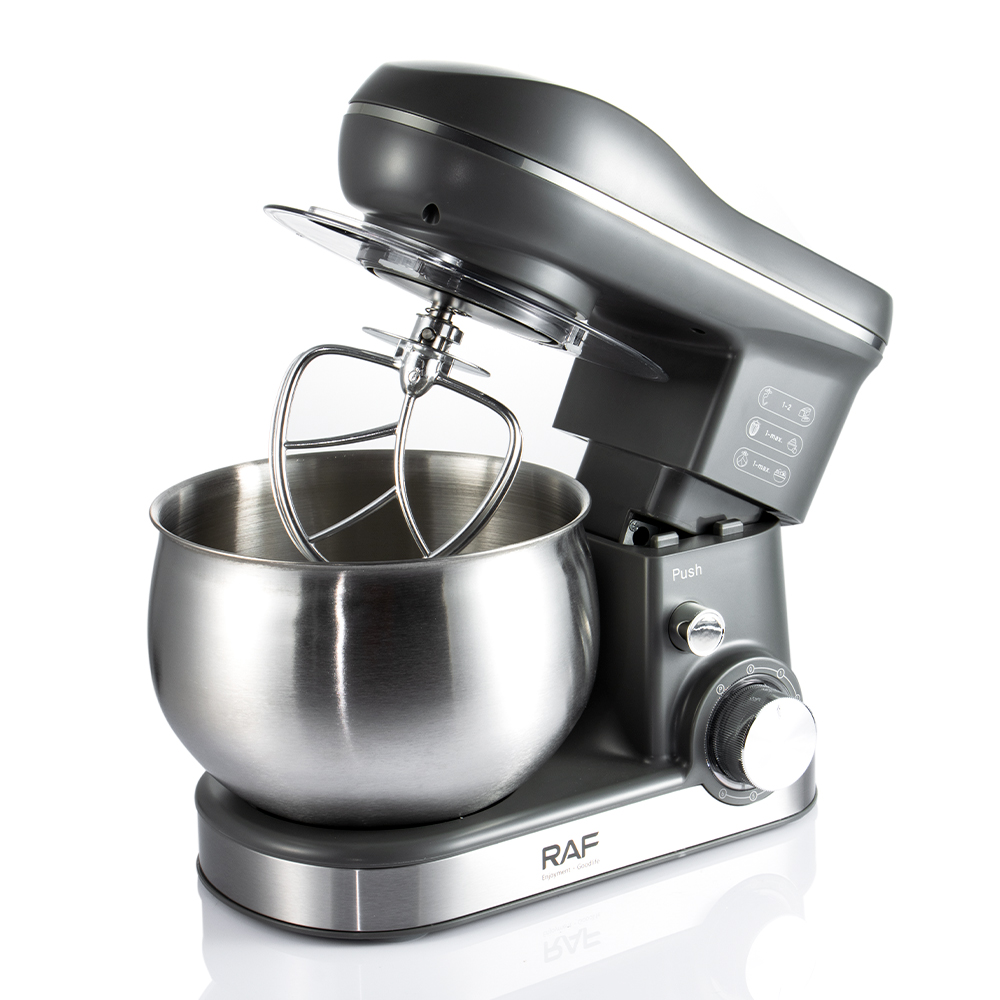 RAF European standard cross-border home chef machine 5.0L dough mixer 3-in-1 multi-functional egg whipping, dough kneading and filling Application Scenario