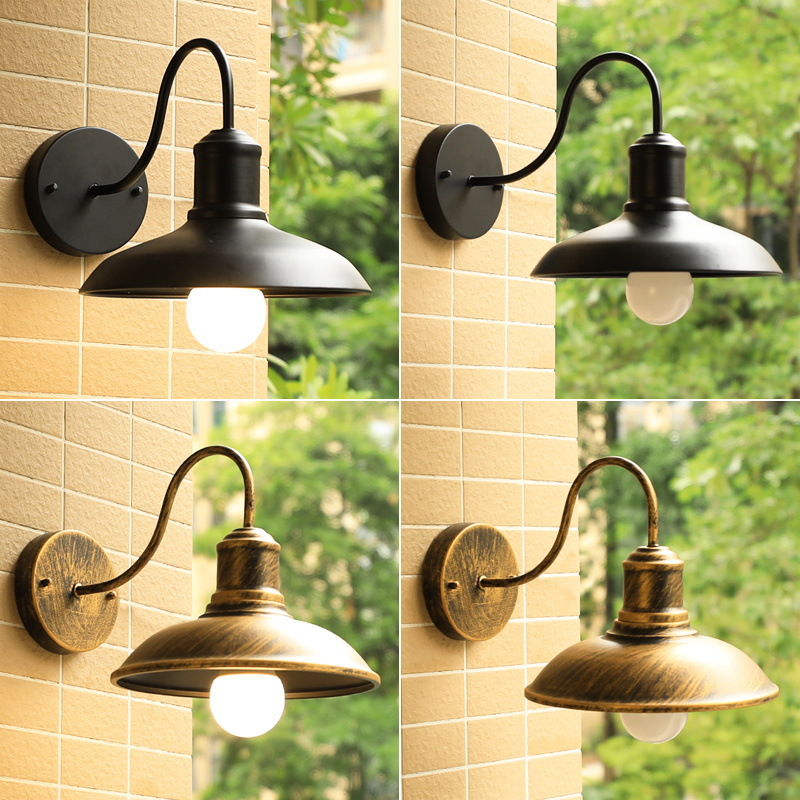 Outdoor wall lamps, waterproof American retro LOFT industrial style balcony and courtyard lamps, outdoor villa lighting exposed table lamps Application Scenario