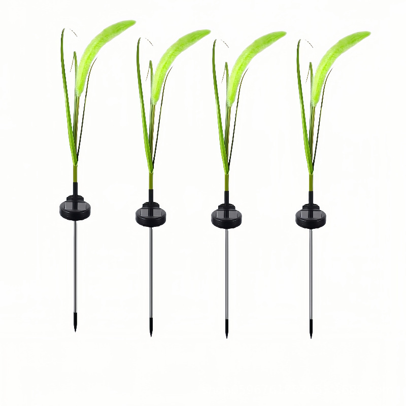 Solar-powered outdoor garden lights that automatically turn on when it gets dark, solar-powered butterfly, firefly, rose ground and small night lights Item Picture