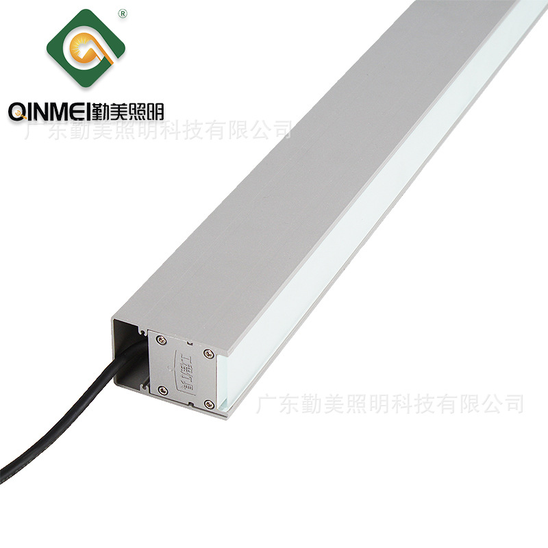 Outdoor waterproof square buried light, square floor tile light, RGB full-color color-changing ground linear light strip Application Scenario