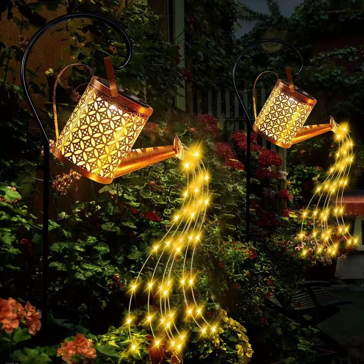 temu's new fairy ground-mounted solar water bottle light, flowing water flashing, small water bottle, lawn light for decorative lighting full figure