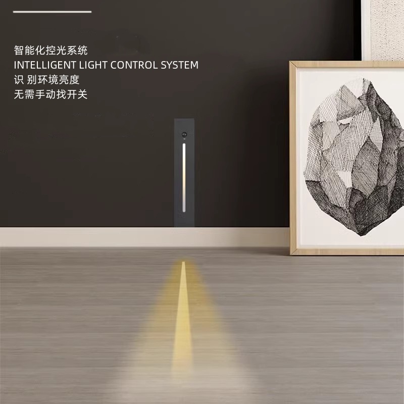 86-type concealed floor light, hotel corridor sensor corner light, staircase built-in skirting foot light, platform step light Item Picture