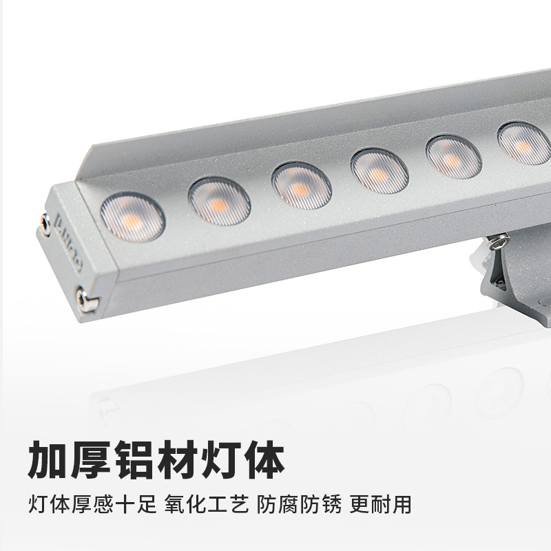New led strip light, outdoor waterproof IP65, outdoor wall-washing light, courtyard walkway lighting, ambient wall light Application Scenario