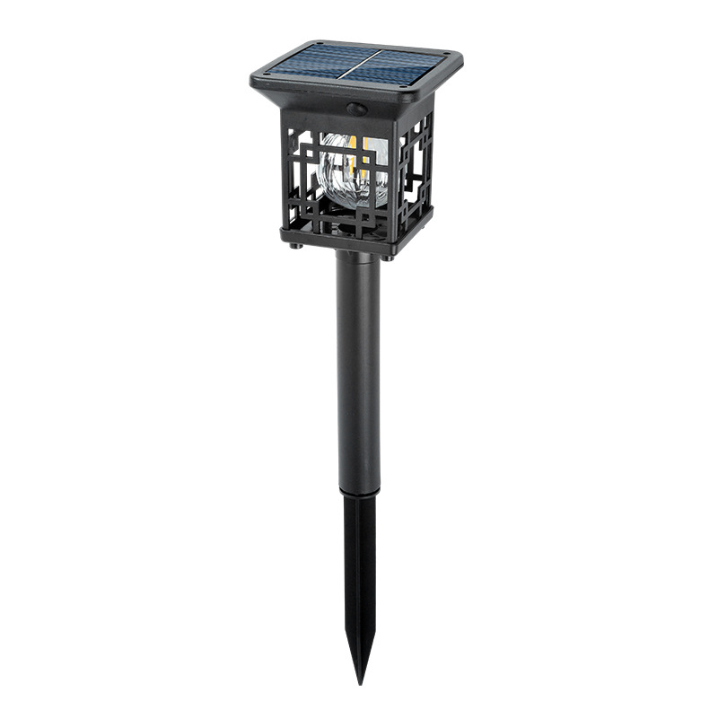 Solar-powered outdoor lawn lights, courtyard and garden decoration, home and villa waterproof night street lights, lawn layout ground insert lights Item Picture