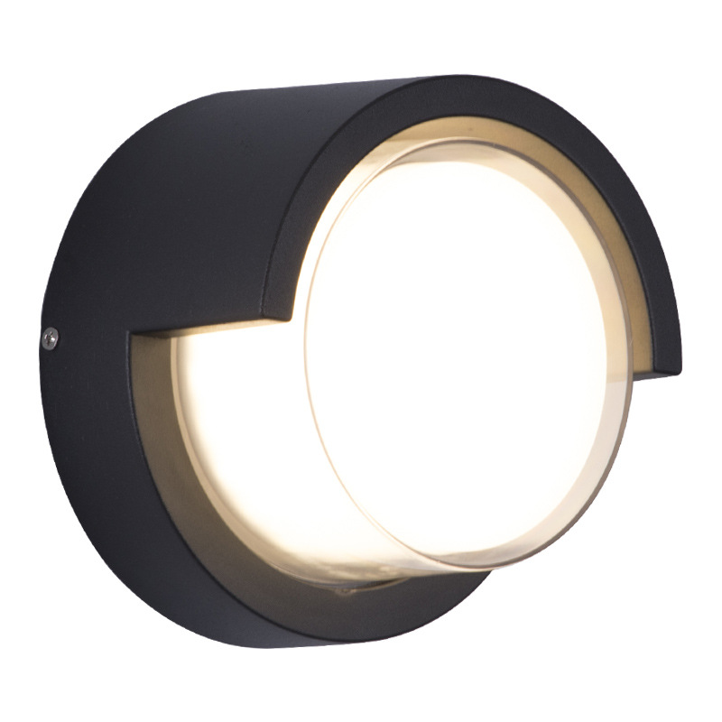 LED outdoor wall lamps, radar human body sensing, courtyard garden, villa waterproof walls, simple and modern balcony wall lamps Item Picture