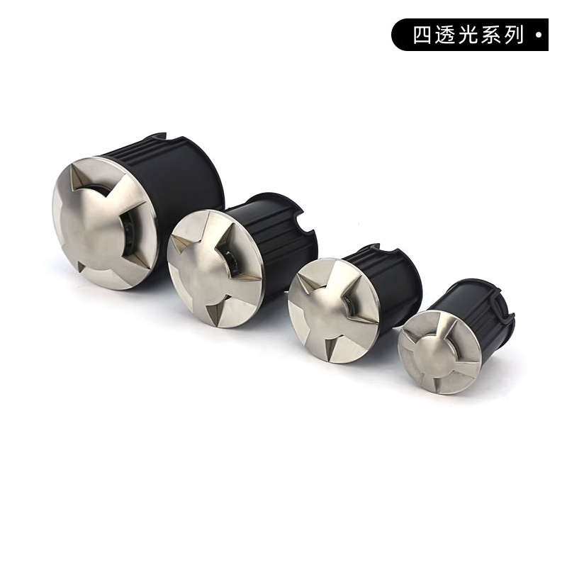 Stainless steel light-transmitting ground lamps, outdoor waterproof embedded side-emitting ground lamps, side-emitting walkway lamps, turtle-back lamps Application Scenario