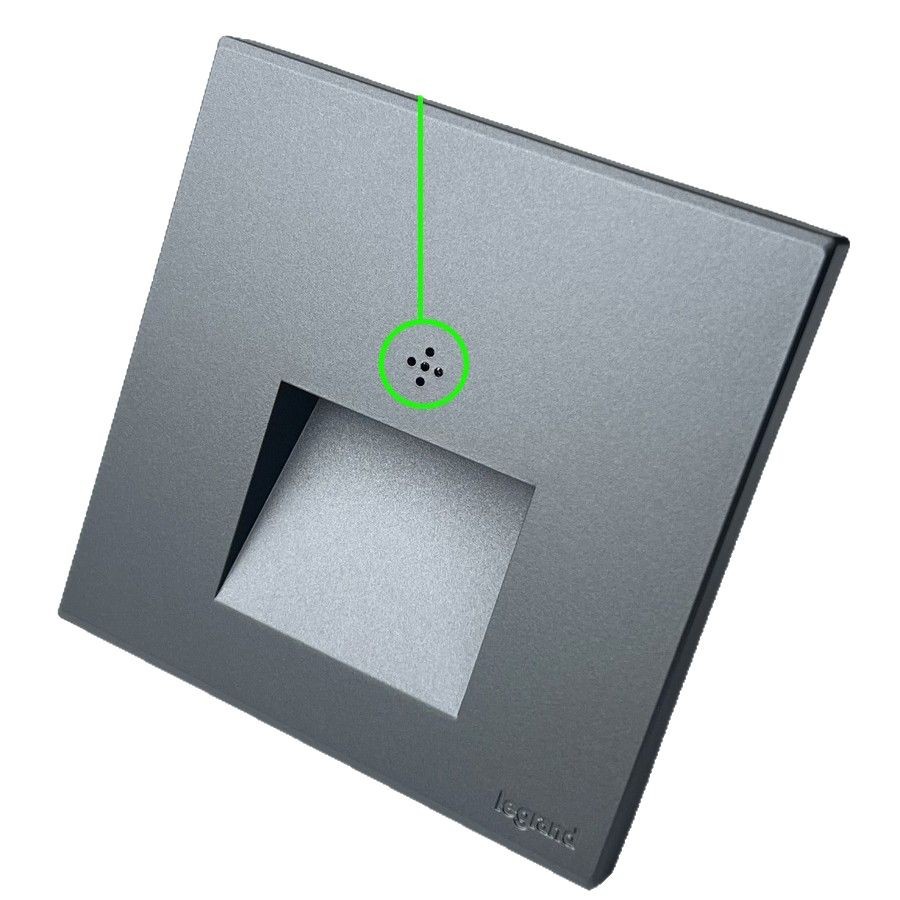 Legrand Radar-sensing floor light 86 type embedded LED human body light sensing staircase Smart night light Item Picture