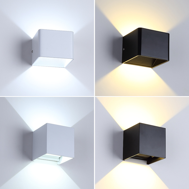 Cross-border USB charging wall lamp, no wiring required, magnetic suction no drilling required, bedroom lamp, bedside lamp, staircase human body sensing wall lamp full figure