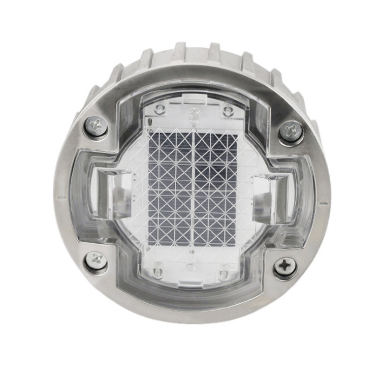 Factory direct sales of solar ground lights, sidewalk traffic lights, intersection synchronous lights, waterproof cast aluminum LED road studs Item Picture