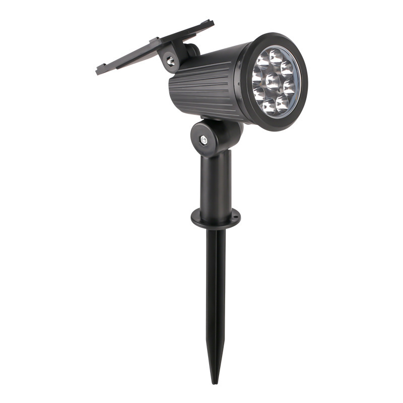Outdoor solar spotlights, light-controlled waterproof ground plug lawn lights, household outdoor landscape courtyard lights, garden tree lighting lights Item Picture