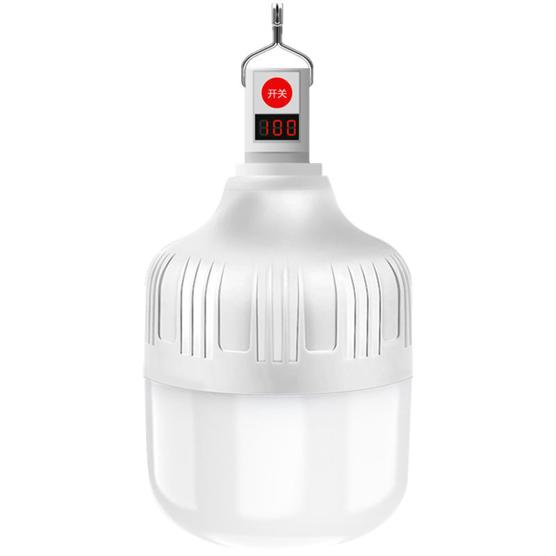 Human body sensor ultra-bright rechargeable bulb, household corridor unplugged toilet light, outdoor night market stall wireless bulb Item Picture