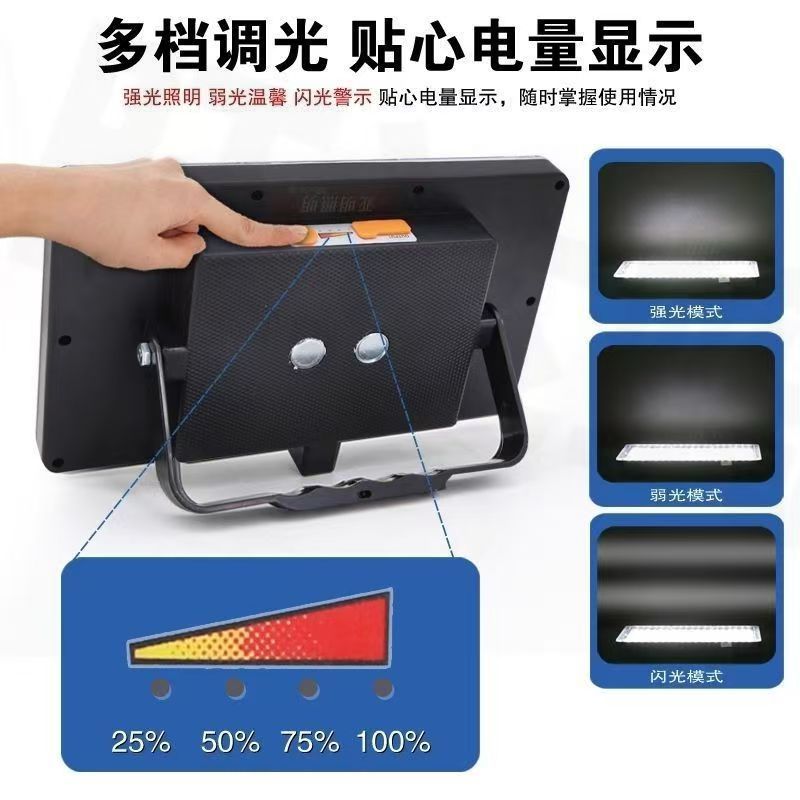 Street vending magic tools: Night market street vending lights, charging emergency led lights, ultra-bright outdoor ultra-long battery life, camping night fishing magnetic attraction Application Scenario