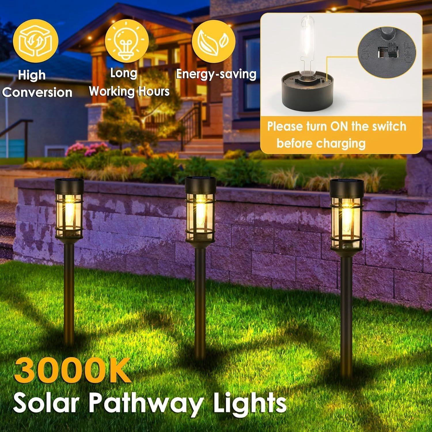 New solar led tungsten filament lamps, outdoor lighting fixtures, night lights, outdoor area lighting lamps and projection lamps Application Scenario