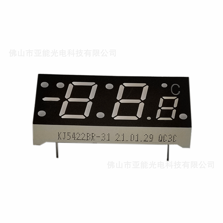 0.54-inch 3-digit red high-brightness LED digital tubes are available at the source factory for both cathode and anode. Orders can be made as needed Application Scenario