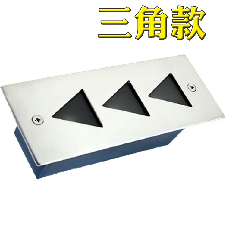 led ground lights, 3W wall corner lights, corner lights, square ground lights, recessed ground lights, outdoor step led spotlights details Picture