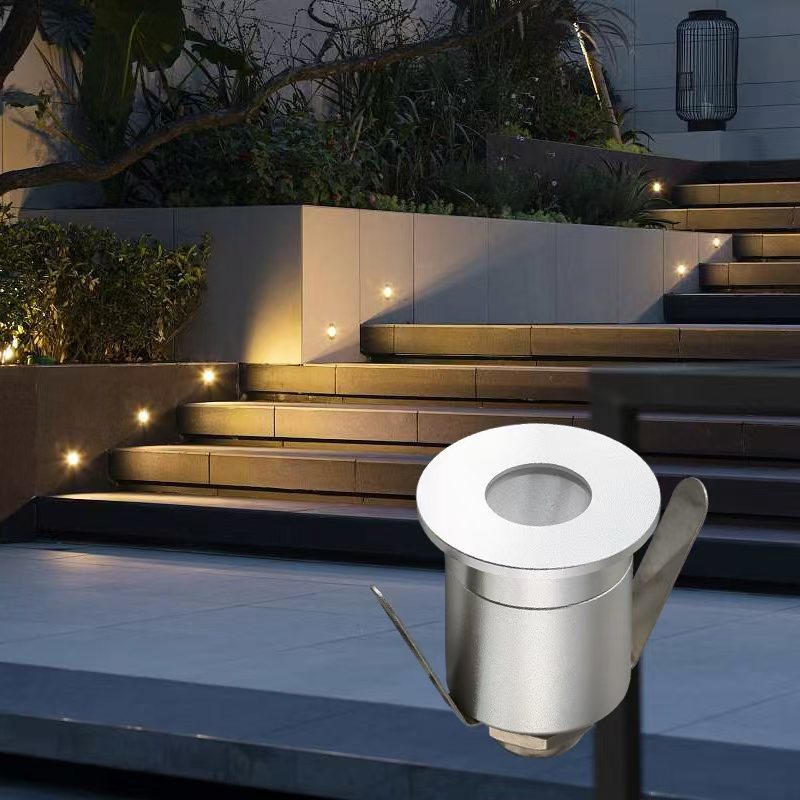 Side-emitting ground lamps, polarized pattern decorative lamps, outdoor waterproof, villa courtyard feature base square starlight lamps Specification drawing