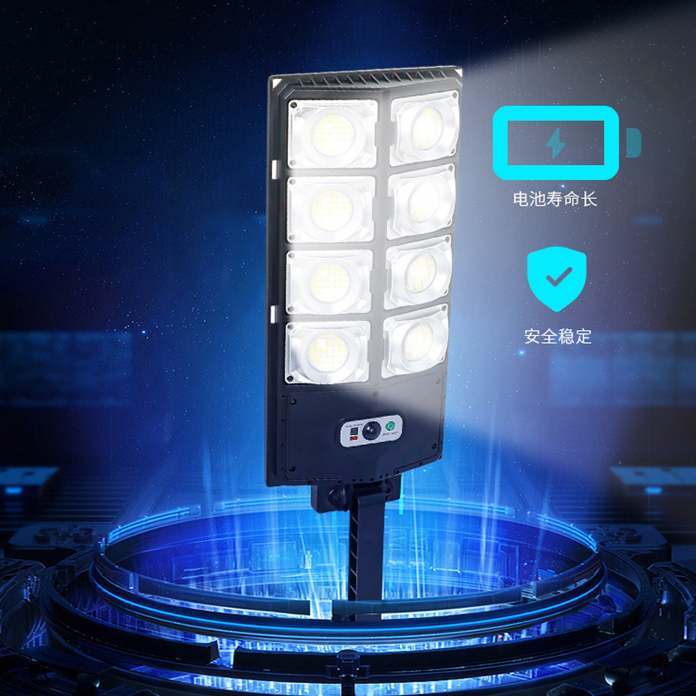 Solar lamp integrated street lamp, outdoor household garden lamp, ultra-bright rural waterproof lighting lamp, human body sensor wall lamp Application Scenario