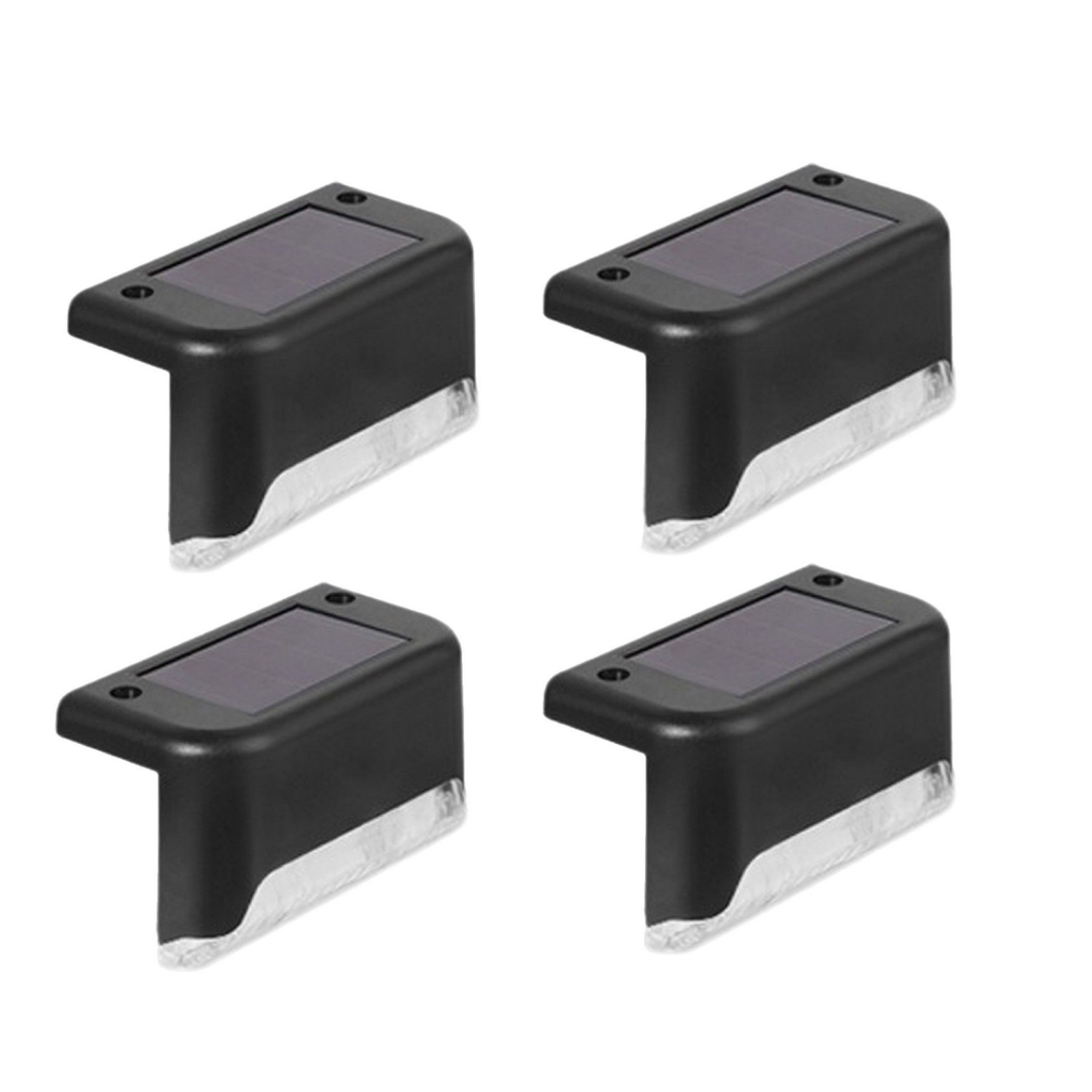 【 Four-piece Set 】 Best-selling solar step lights, waterproof garden lights, decorative fence lights, railing and staircase step lights Item Picture