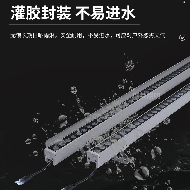 Manufacturer's led contour lights, waterproof wall-washing lights, landscape hotel exterior walls, bridge lighting, outdoor projects, exterior wall spotlights Application Scenario