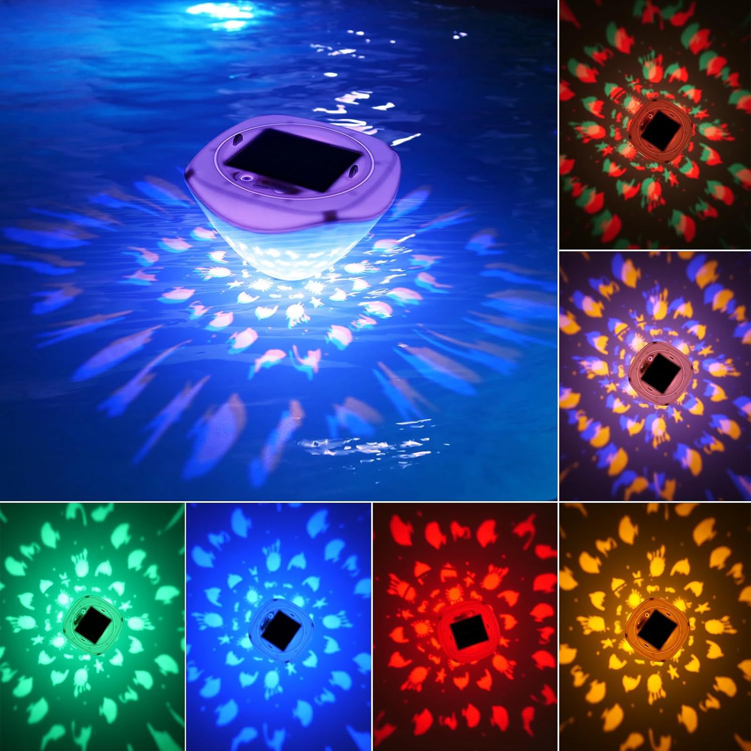 Cross-border new products: solar charging swimming pool lights, floating pool lights, USB charging swimming pool lights, hanging tree lights, and garden lights Application Scenario