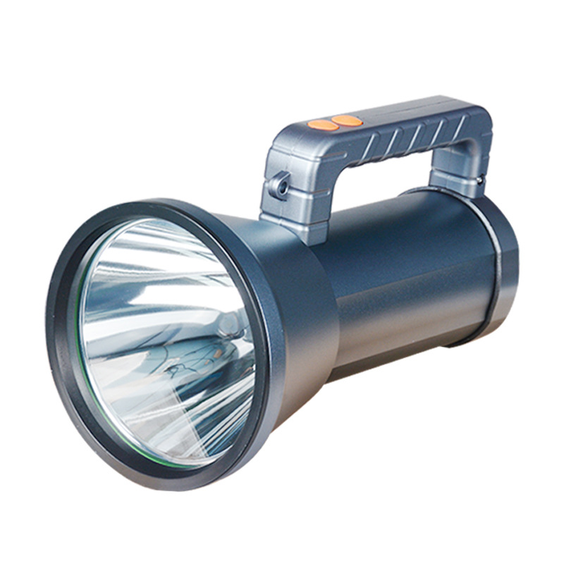 Outdoor high-power led portable lamp emergency lighting lamp, high-intensity ultra-bright long-range long-range charging searchlight Item Picture