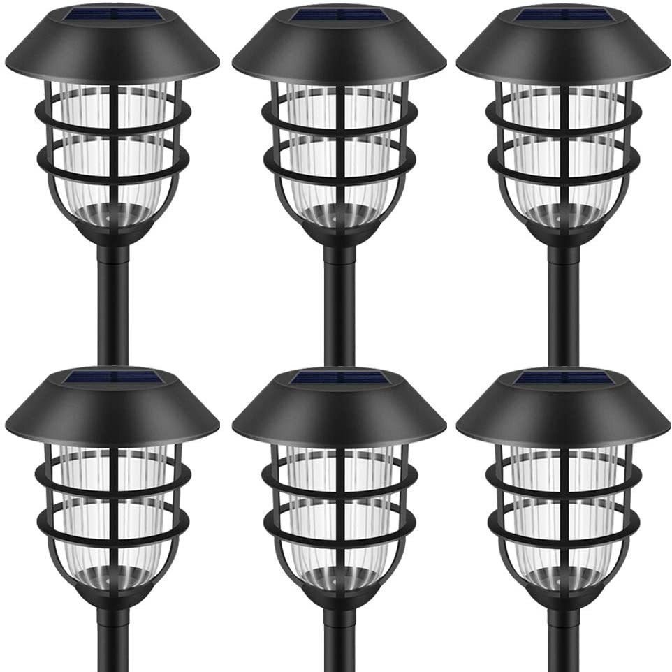2025 New solar garden light, outdoor LED plastic lawn light, garden and family courtyard decorative ground insert light full figure