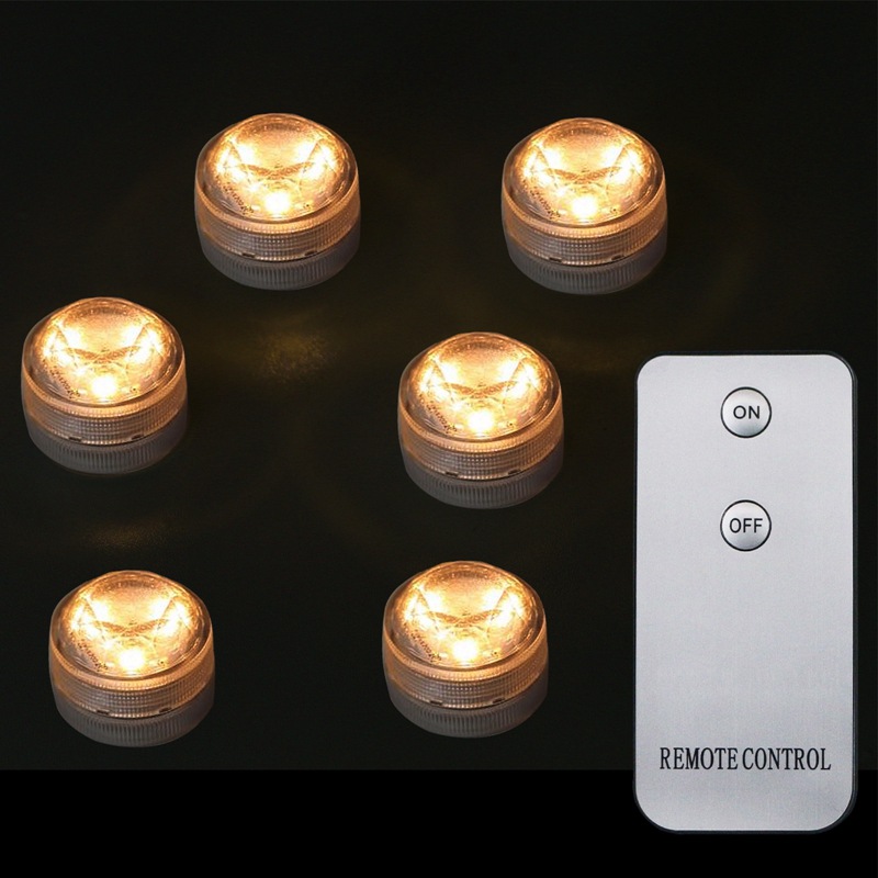 Cross-border 3CM diamond diving light, LED remote control diamond knob light, luminous vase, floating grass landscape light, aquarium light full figure