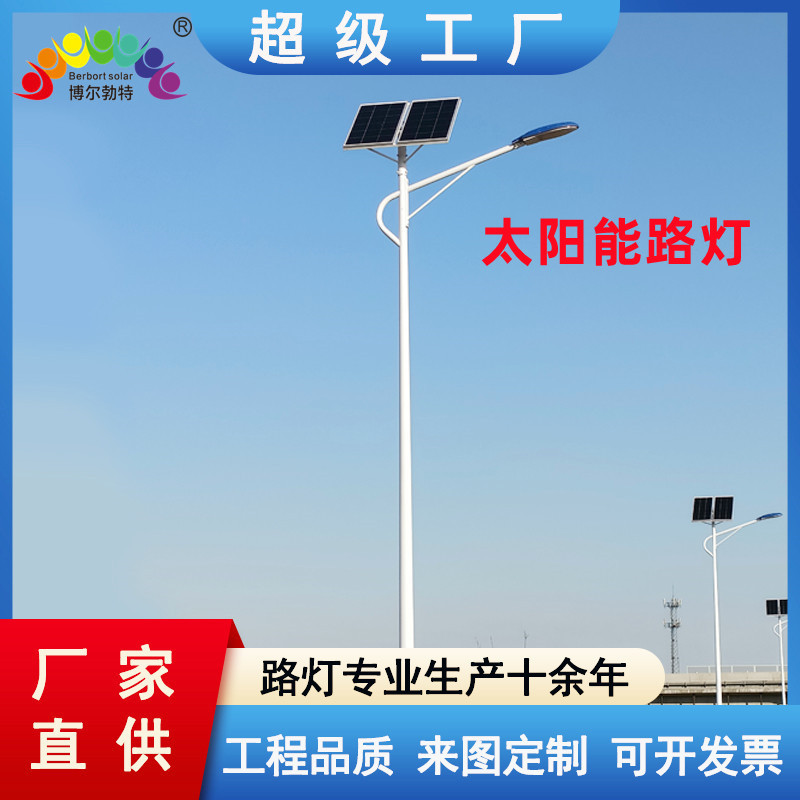 6-meter wind-solar hybrid solar street lamp for rural revitalization integrated solar street lamp manufacturer wholesale and customization full figure